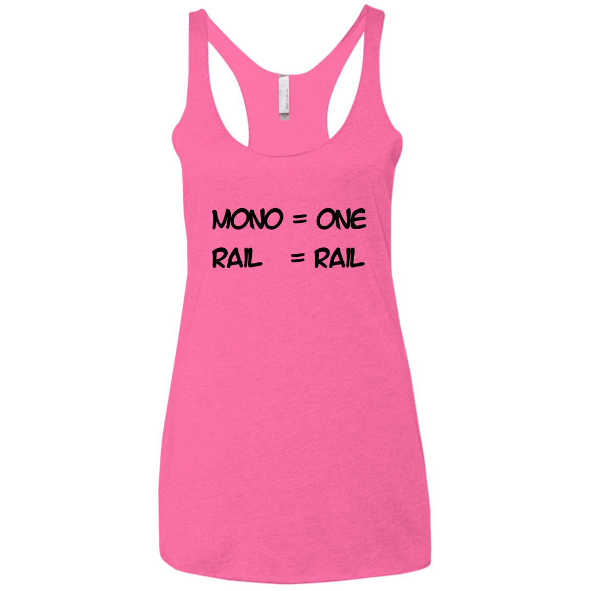 T-Shirts Vintage Pink / X-Small Mono Women's Triblend Racerback Tank