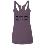 T-Shirts Vintage Purple / X-Small Mono Women's Triblend Racerback Tank