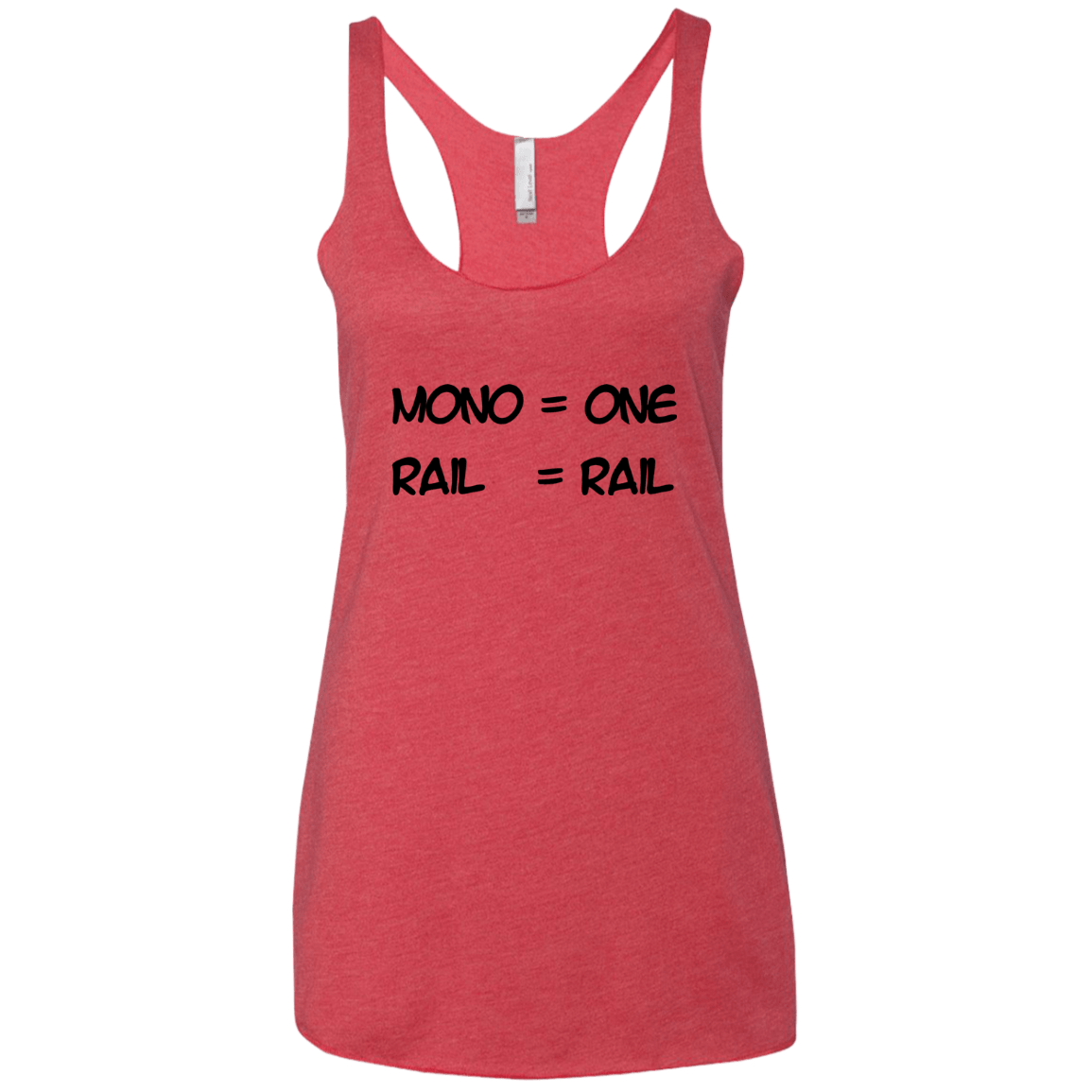 T-Shirts Vintage Red / X-Small Mono Women's Triblend Racerback Tank