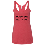 T-Shirts Vintage Red / X-Small Mono Women's Triblend Racerback Tank