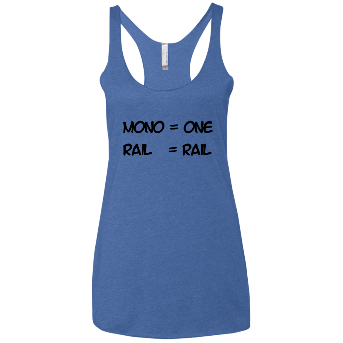 T-Shirts Vintage Royal / X-Small Mono Women's Triblend Racerback Tank