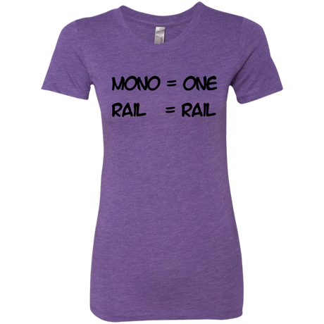 T-Shirts Purple Rush / S Mono Women's Triblend T-Shirt