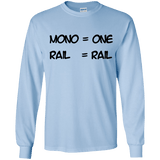 T-Shirts Light Blue / YS Mono Youth Long Sleeve T-Shirt