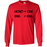 T-Shirts Red / YS Mono Youth Long Sleeve T-Shirt