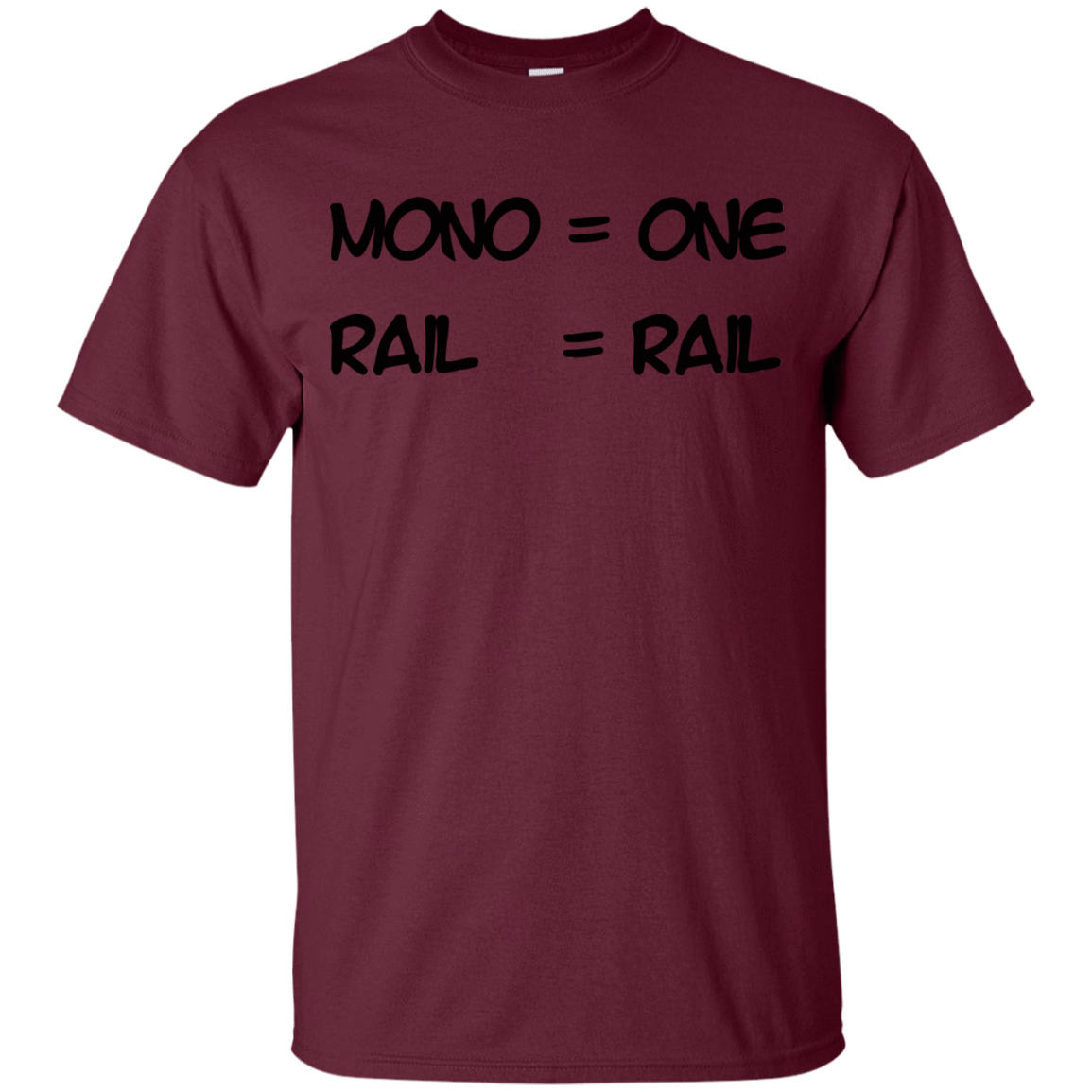 T-Shirts Maroon / YXS Mono Youth T-Shirt