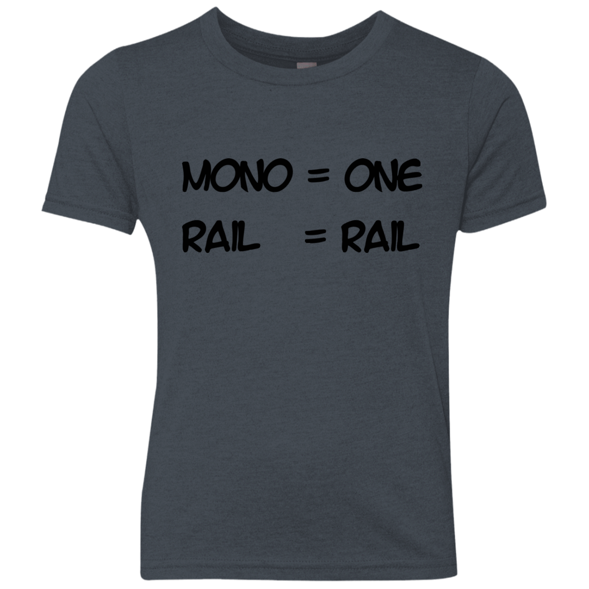 T-Shirts Vintage Navy / YXS Mono Youth Triblend T-Shirt