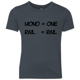 T-Shirts Vintage Navy / YXS Mono Youth Triblend T-Shirt