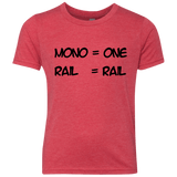 T-Shirts Vintage Red / YXS Mono Youth Triblend T-Shirt