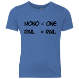 T-Shirts Vintage Royal / YXS Mono Youth Triblend T-Shirt