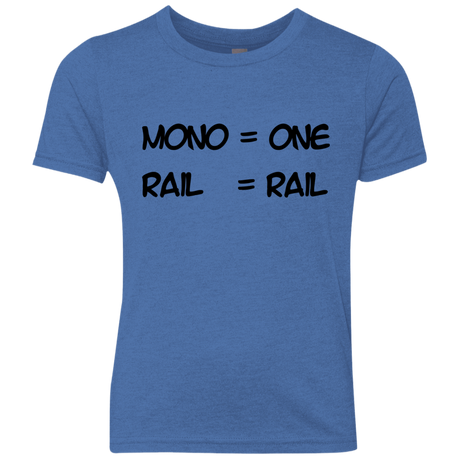 T-Shirts Vintage Royal / YXS Mono Youth Triblend T-Shirt