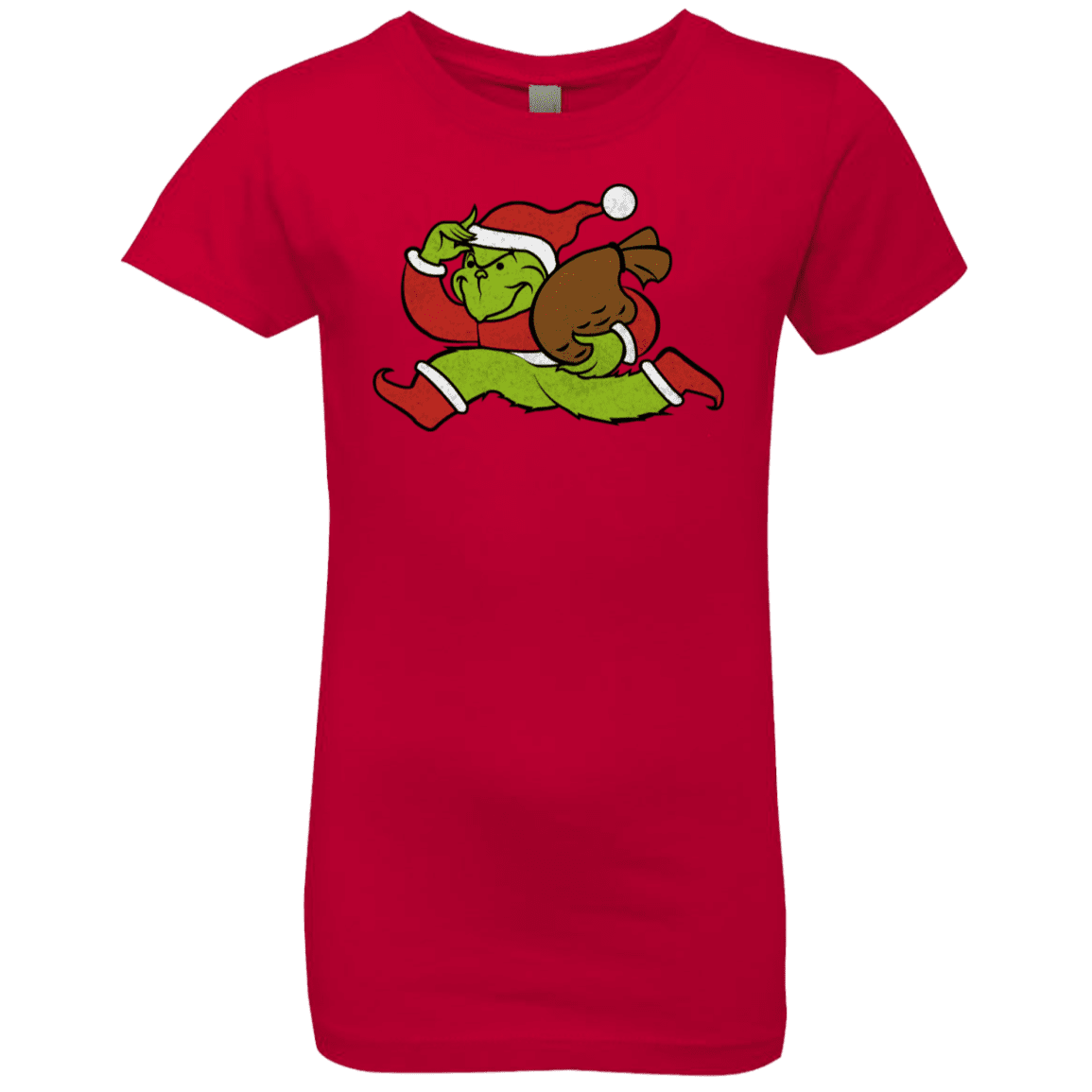T-Shirts Red / YXS Monopoly Grinch Girls Premium T-Shirt