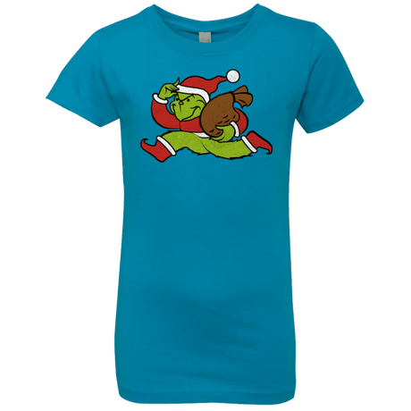 T-Shirts Turquoise / YXS Monopoly Grinch Girls Premium T-Shirt
