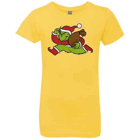 T-Shirts Vibrant Yellow / YXS Monopoly Grinch Girls Premium T-Shirt