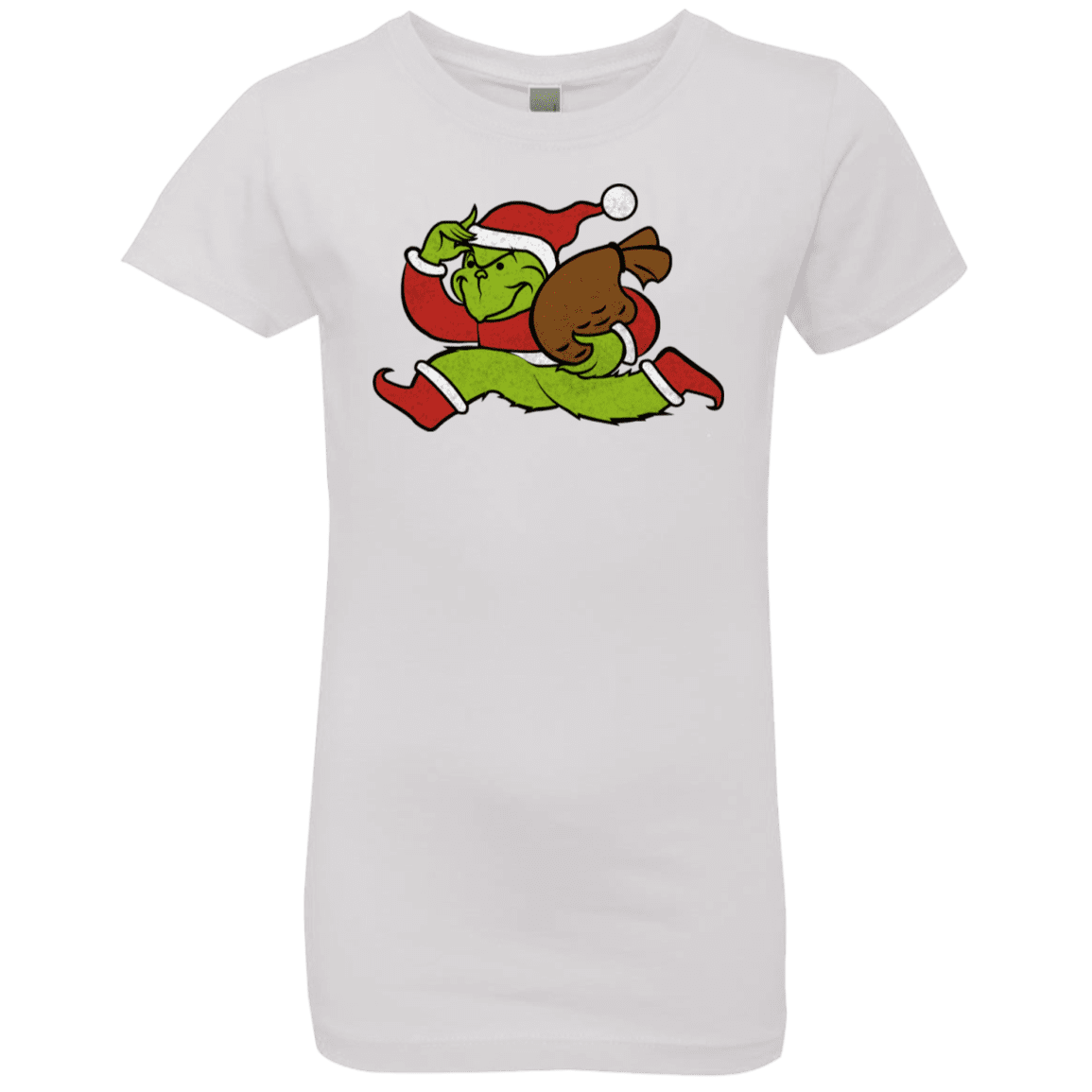 T-Shirts White / YXS Monopoly Grinch Girls Premium T-Shirt