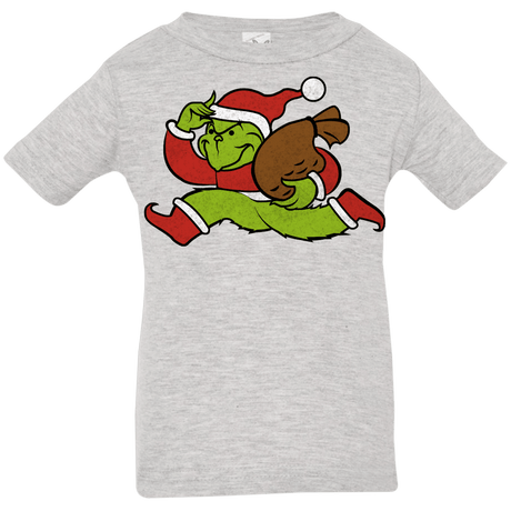 T-Shirts Heather Grey / 6 Months Monopoly Grinch Infant Premium T-Shirt