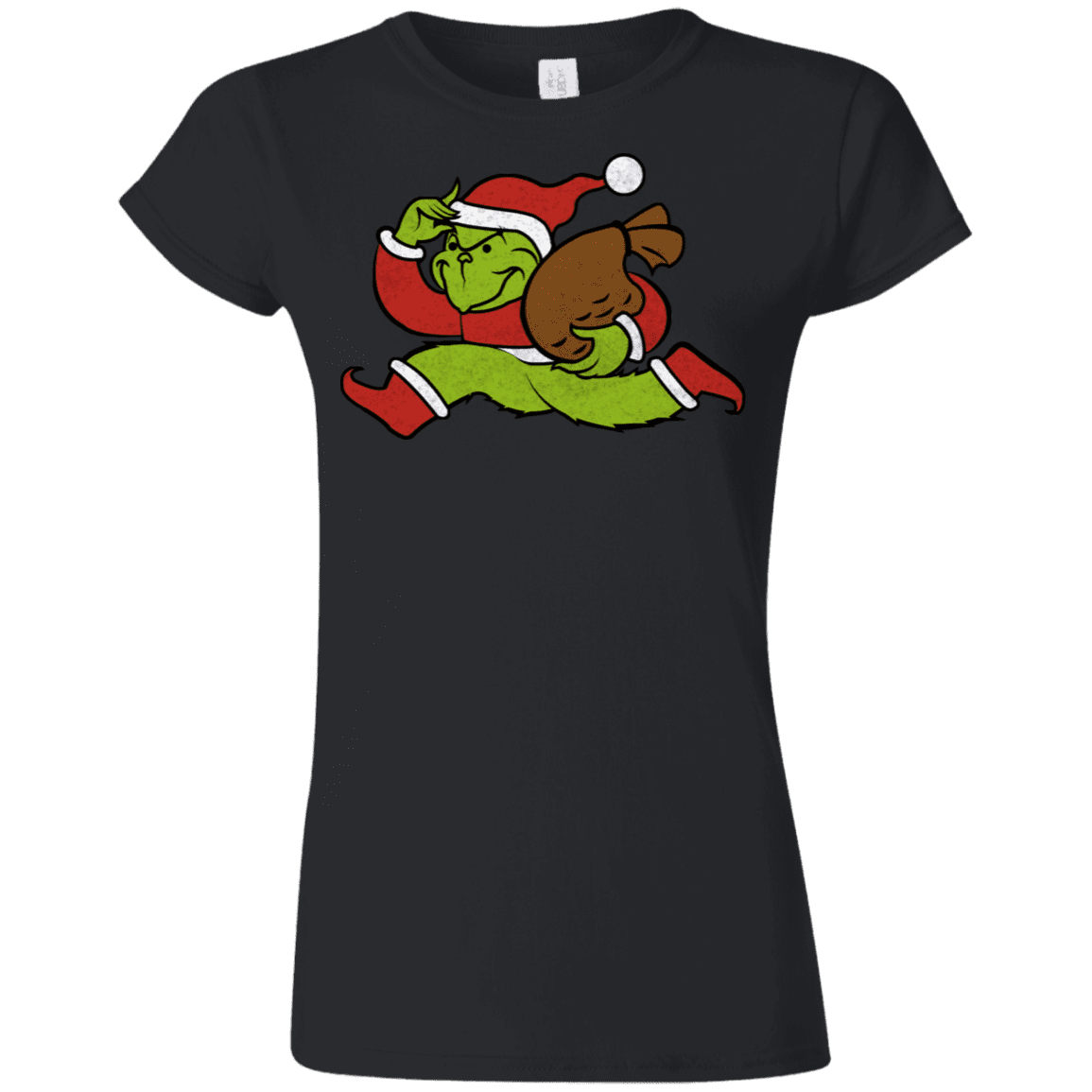 T-Shirts Black / S Monopoly Grinch Junior Slimmer-Fit T-Shirt