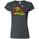 T-Shirts Charcoal / S Monopoly Grinch Junior Slimmer-Fit T-Shirt