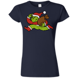 T-Shirts Navy / S Monopoly Grinch Junior Slimmer-Fit T-Shirt