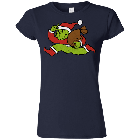 T-Shirts Navy / S Monopoly Grinch Junior Slimmer-Fit T-Shirt
