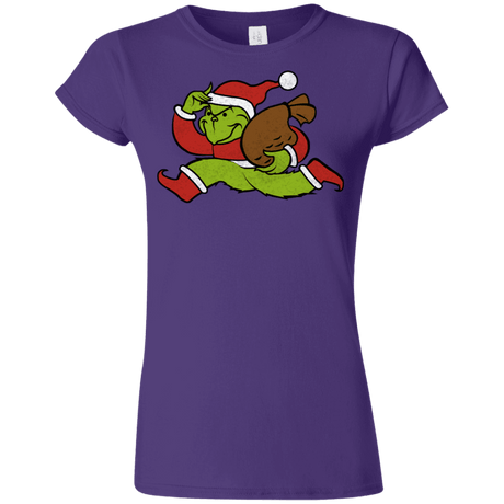 T-Shirts Purple / S Monopoly Grinch Junior Slimmer-Fit T-Shirt