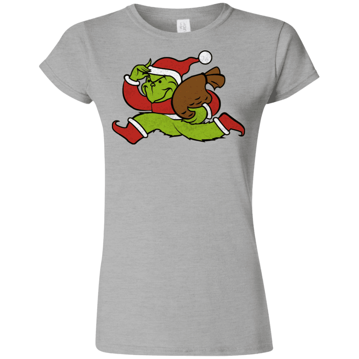T-Shirts Sport Grey / S Monopoly Grinch Junior Slimmer-Fit T-Shirt