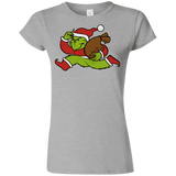 T-Shirts Sport Grey / S Monopoly Grinch Junior Slimmer-Fit T-Shirt