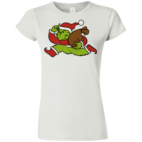 T-Shirts White / S Monopoly Grinch Junior Slimmer-Fit T-Shirt