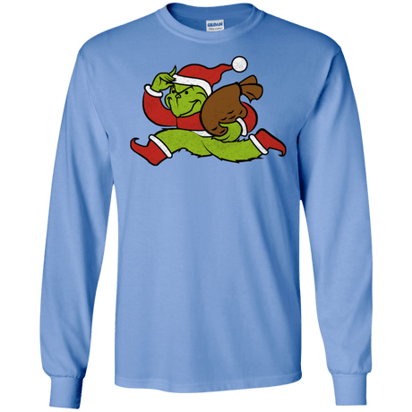T-Shirts Carolina Blue / S Monopoly Grinch Men's Long Sleeve T-Shirt