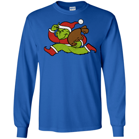 T-Shirts Royal / S Monopoly Grinch Men's Long Sleeve T-Shirt