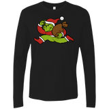 T-Shirts Black / S Monopoly Grinch Men's Premium Long Sleeve