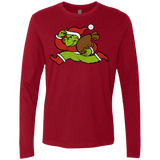 T-Shirts Cardinal / S Monopoly Grinch Men's Premium Long Sleeve