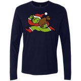T-Shirts Midnight Navy / S Monopoly Grinch Men's Premium Long Sleeve