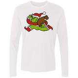 T-Shirts White / S Monopoly Grinch Men's Premium Long Sleeve