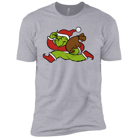 T-Shirts Heather Grey / X-Small Monopoly Grinch Men's Premium T-Shirt