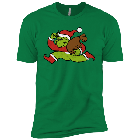 T-Shirts Kelly Green / X-Small Monopoly Grinch Men's Premium T-Shirt