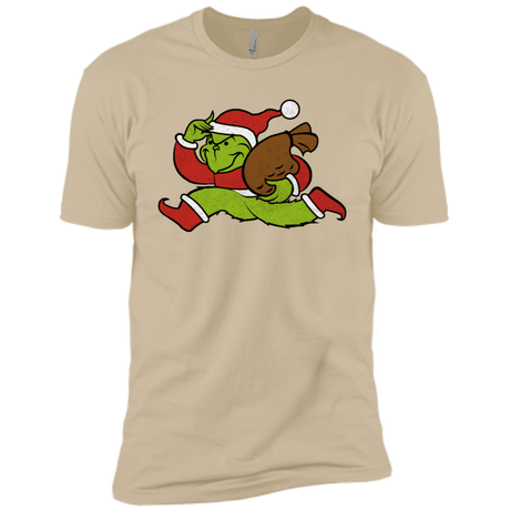 T-Shirts Sand / X-Small Monopoly Grinch Men's Premium T-Shirt