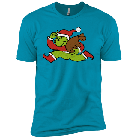 T-Shirts Turquoise / X-Small Monopoly Grinch Men's Premium T-Shirt