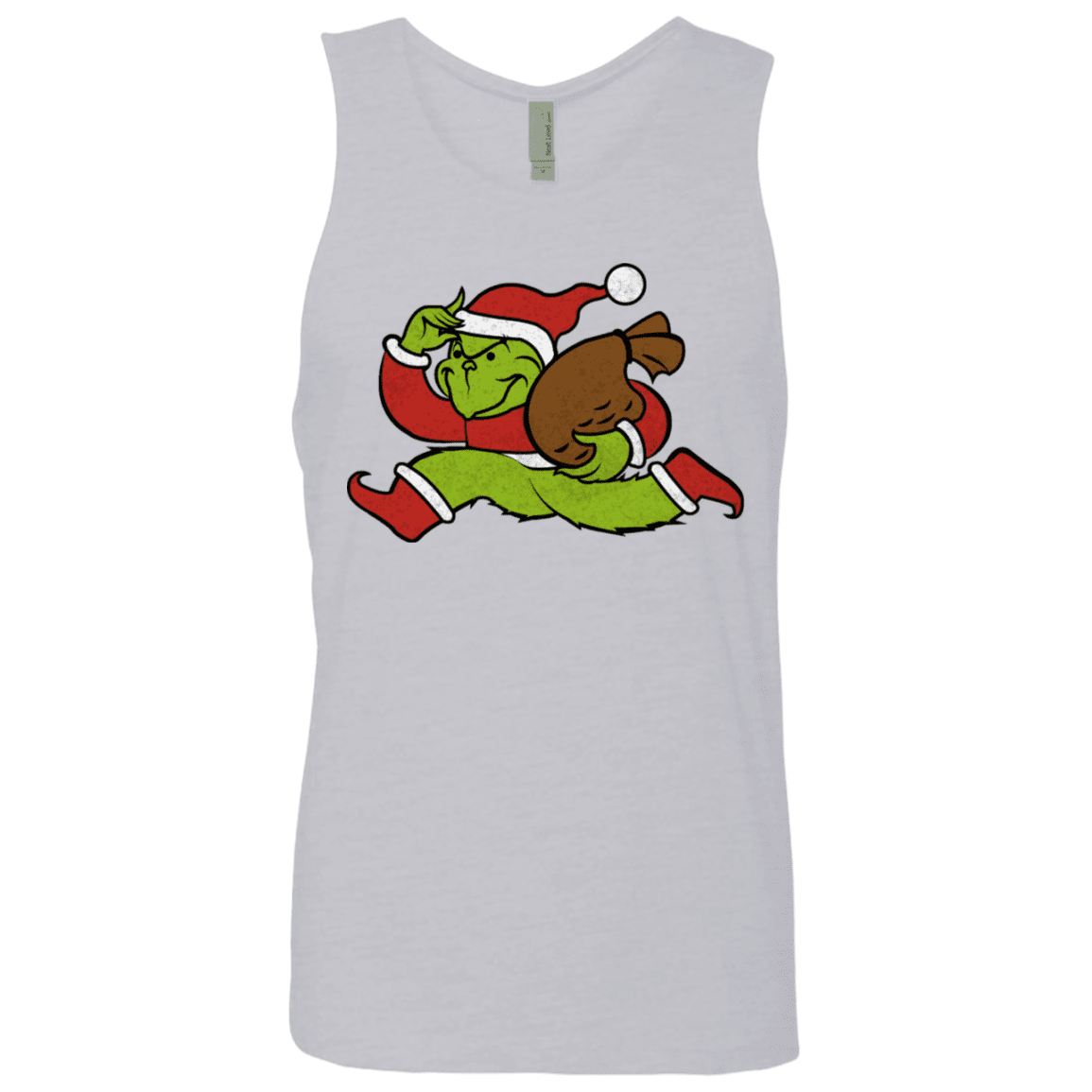 T-Shirts Heather Grey / S Monopoly Grinch Men's Premium Tank Top