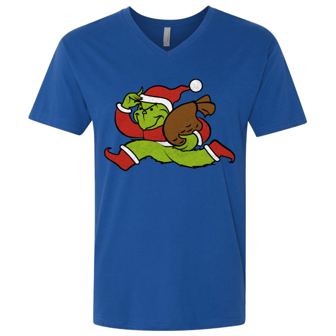 T-Shirts Royal / X-Small Monopoly Grinch Men's Premium V-Neck