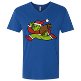 T-Shirts Royal / X-Small Monopoly Grinch Men's Premium V-Neck