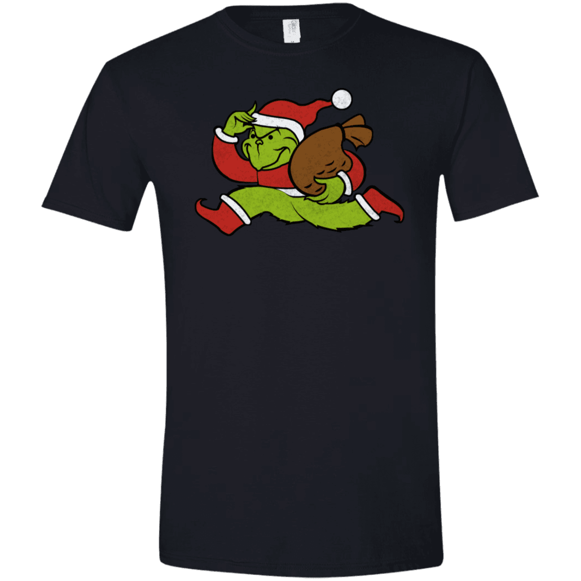 T-Shirts Black / X-Small Monopoly Grinch Men's Semi-Fitted Softstyle