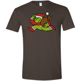 T-Shirts Dark Chocolate / S Monopoly Grinch Men's Semi-Fitted Softstyle