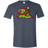 T-Shirts Heather Navy / S Monopoly Grinch Men's Semi-Fitted Softstyle