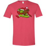 T-Shirts Heather Red / S Monopoly Grinch Men's Semi-Fitted Softstyle