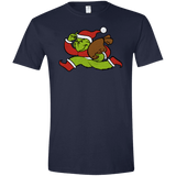 T-Shirts Navy / X-Small Monopoly Grinch Men's Semi-Fitted Softstyle