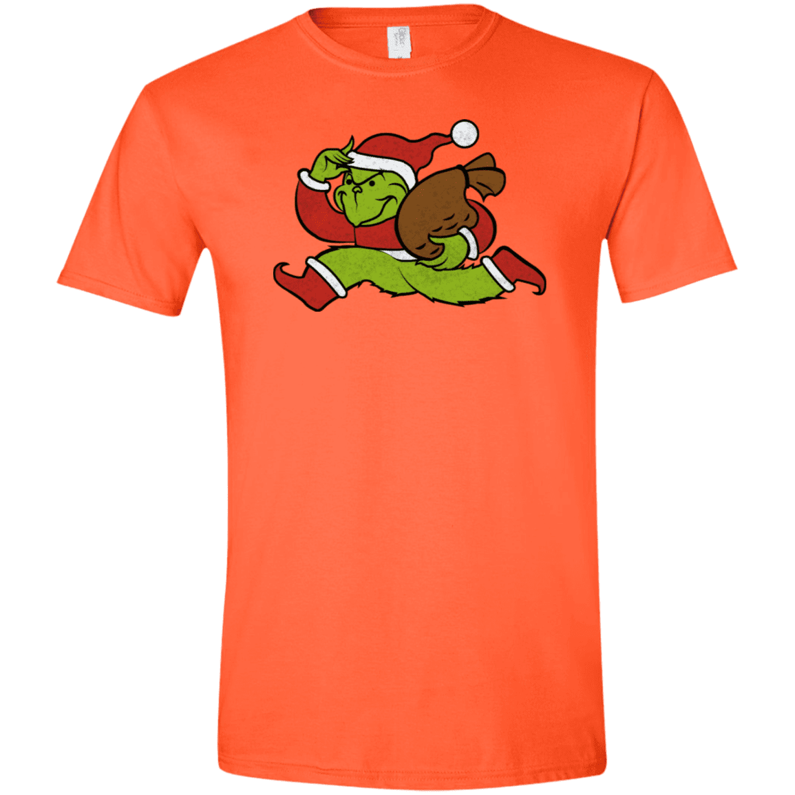 T-Shirts Orange / S Monopoly Grinch Men's Semi-Fitted Softstyle
