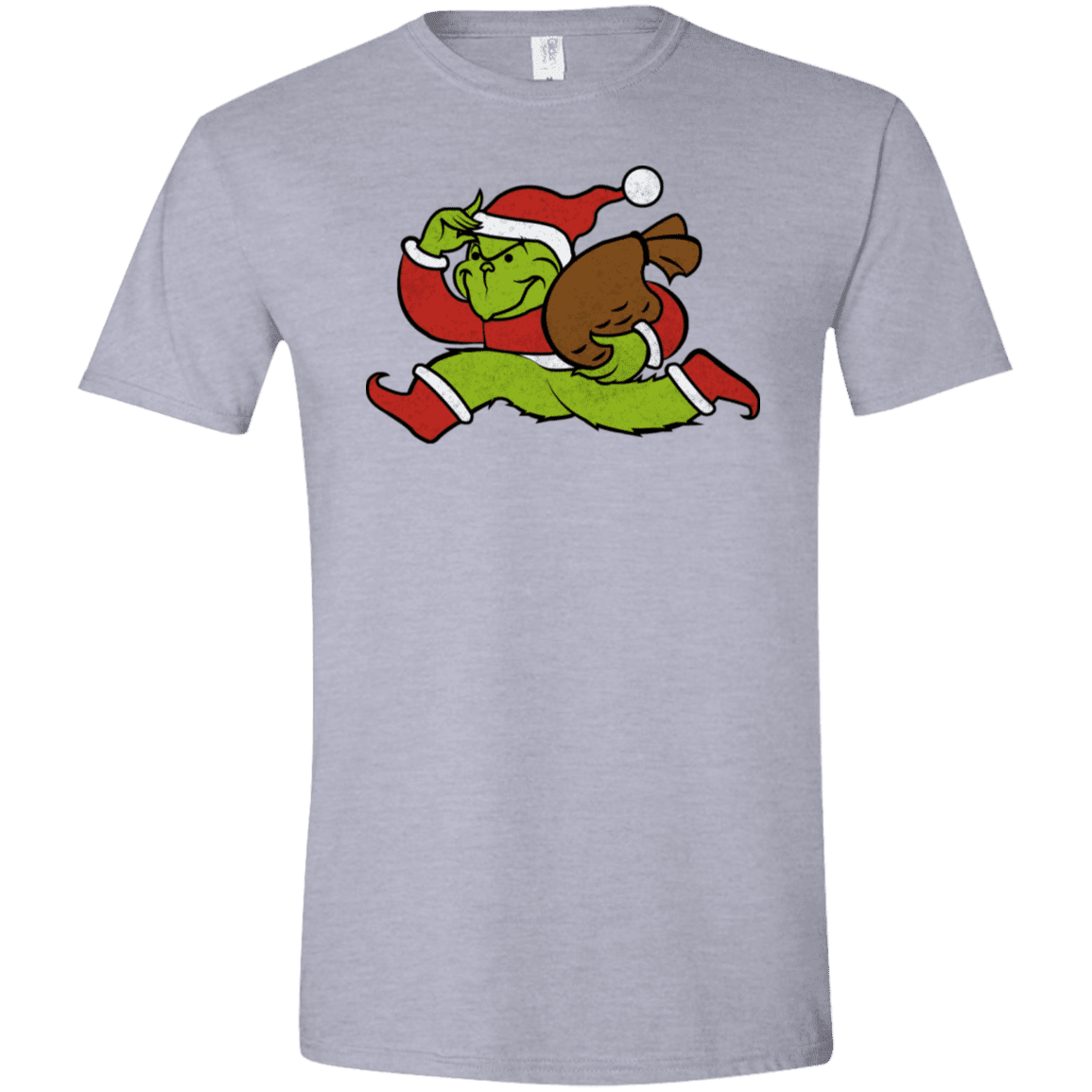 T-Shirts Sport Grey / X-Small Monopoly Grinch Men's Semi-Fitted Softstyle