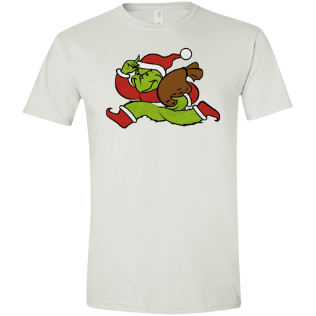 T-Shirts White / X-Small Monopoly Grinch Men's Semi-Fitted Softstyle