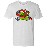 T-Shirts Heather White / S Monopoly Grinch Men's Triblend T-Shirt