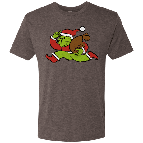T-Shirts Macchiato / S Monopoly Grinch Men's Triblend T-Shirt